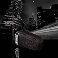 Funky Genuine Leather Key Ring Auto Key Bags Smart for Audi TT - Black